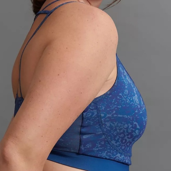 New Anthropologie Daily Practice Sophia Lg Navy Blue Sports Bra - Picture 4 of 8